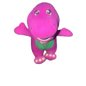 Vintage Singing Barney Dinosaur 10" Plush Sings I Love You Working A